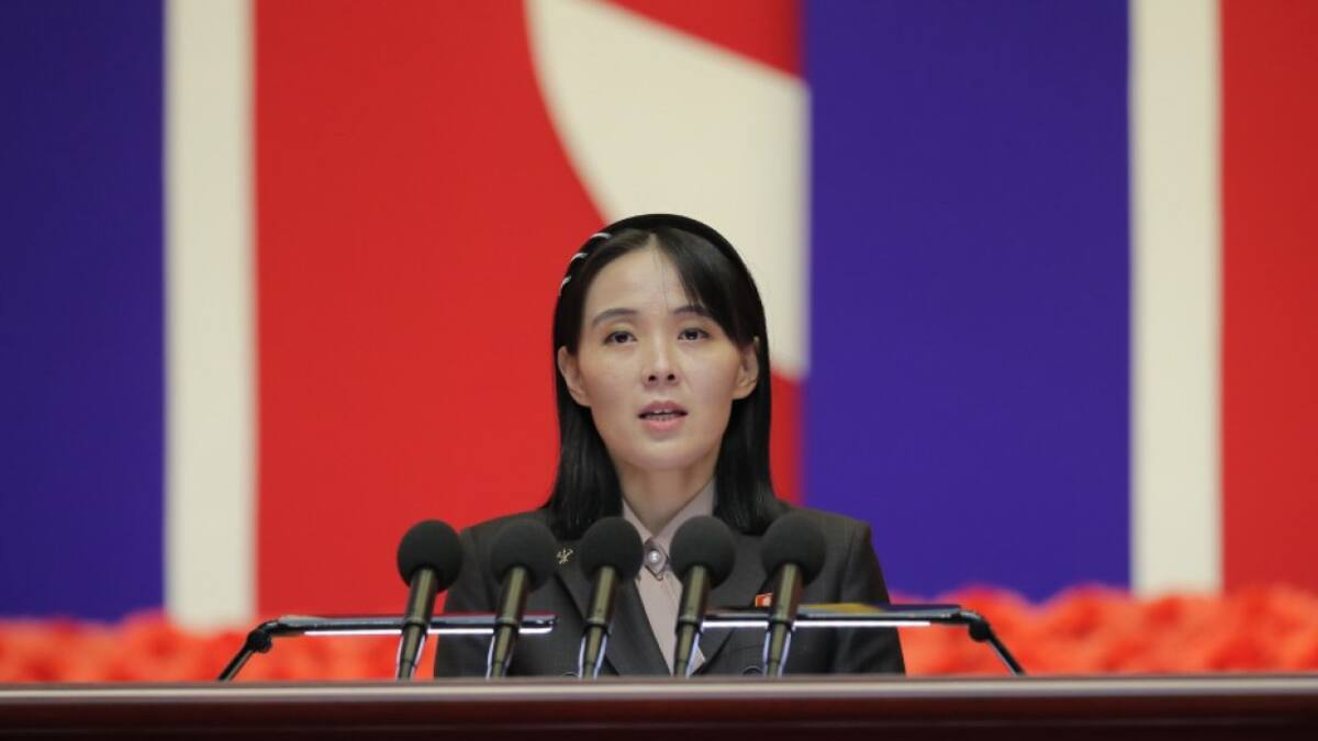 Kim Yo-jong, hermana del líder norcoreano Kim Jong-Un. Foto: Reuters.