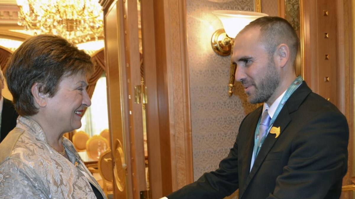 Kristalina Georgieva, Martín Guzmán, FMI, NA