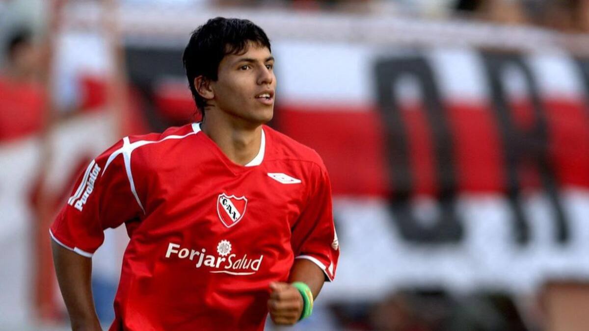 "Kun" Agüero; Independiente. Foto: NA.
