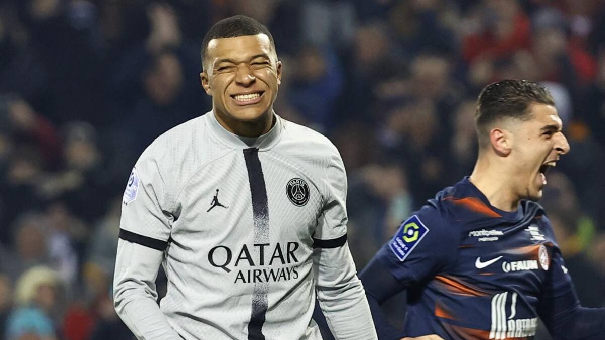 Kylian Mbappe en el PSG. Foto: REUTERS.