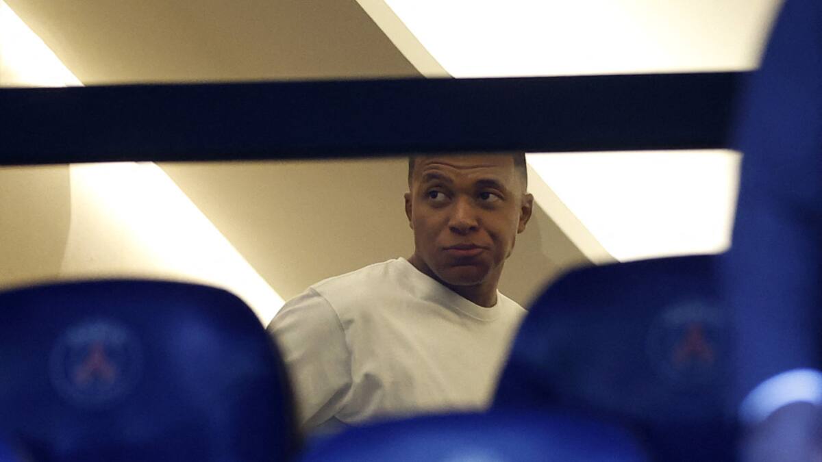 Kylian Mbappé y un nuevo conflicto con el PSG. Foto: Reuters.