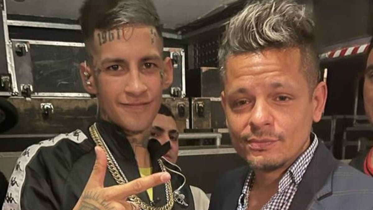L-Gante y Alejandro Cipolla. Foto: Instagram @alejandro_cipolla.