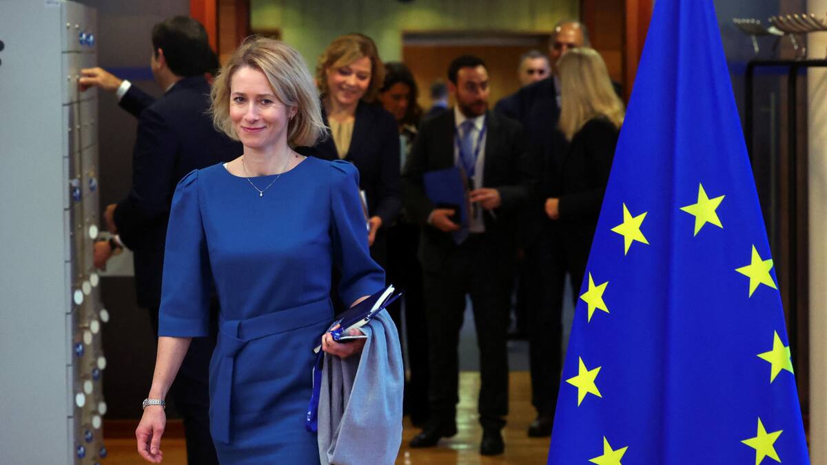 La alta representante de la UE para Asuntos Exteriores y de Seguridad, Kaja Kallas. Foto: Reuters.