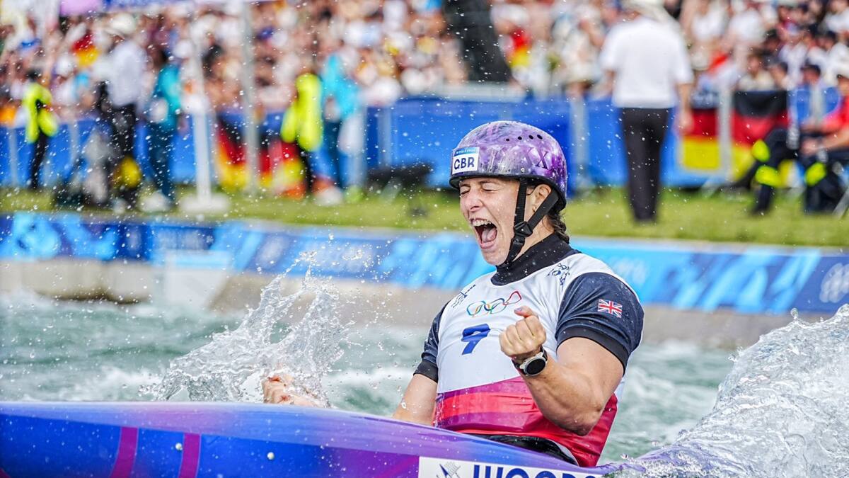 La atleta Kimberley Wood consiguió una medalla de bronce. Foto: X