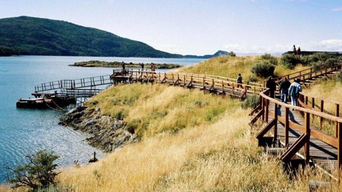La Bahía La Pataia, uno de los lugares más concurridos en Tierra del Fuego. Foto: NA.