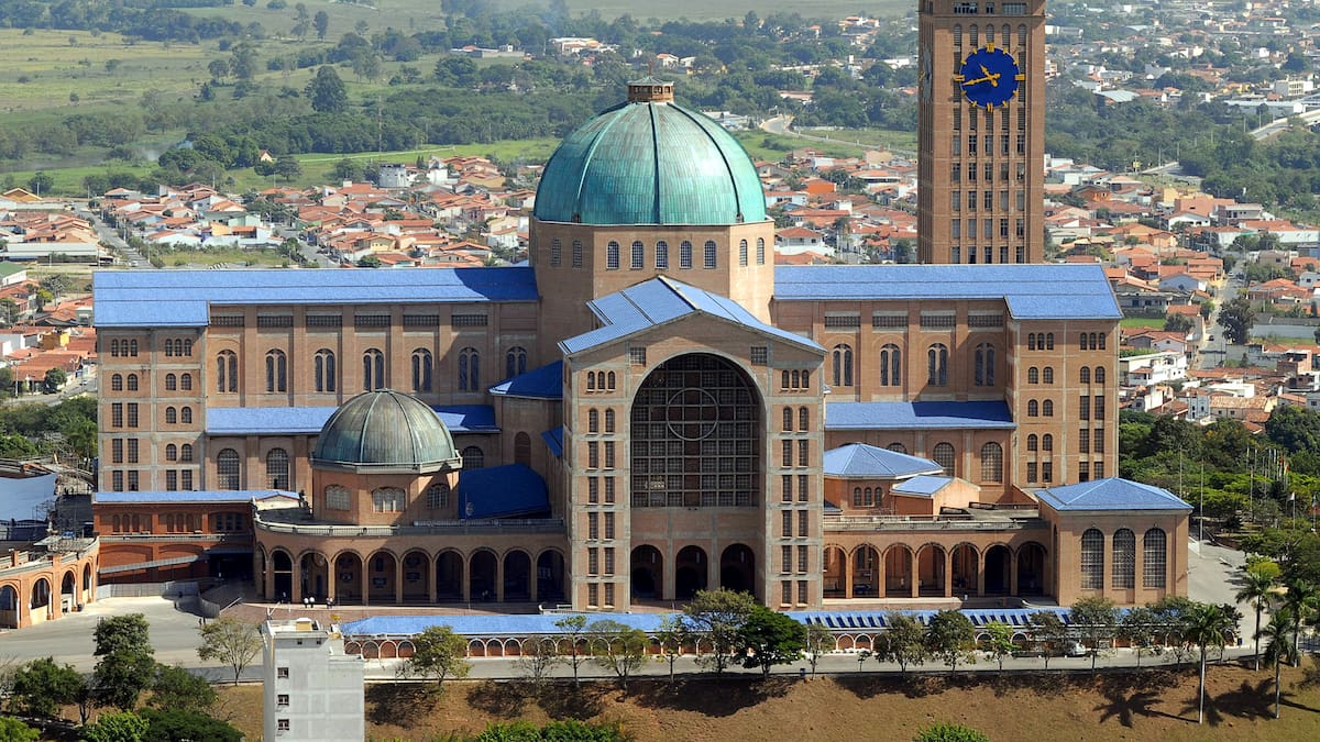 La Basílica de Nuestra Señora Aparecida, en Brasil.