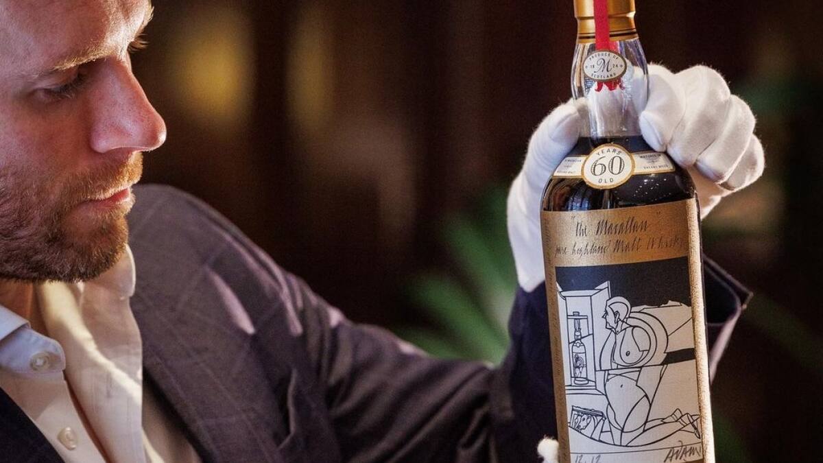 La botella de The Macallan 1926. Foto: Sothebys