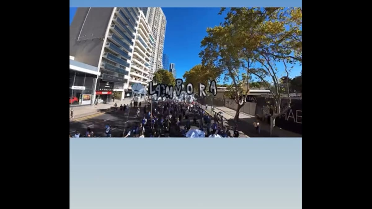 Máximo Kirchner compartió la masiva movilización de La Cámpora en el Día de la Memoria