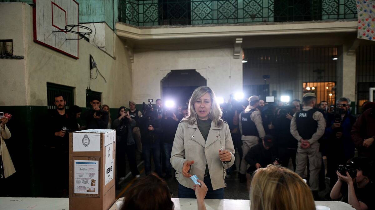 La candidata presidencial del Frente de Izquierda y de los Trabajadores-Unidad (FIT-U), Myriam Bregman. Télam