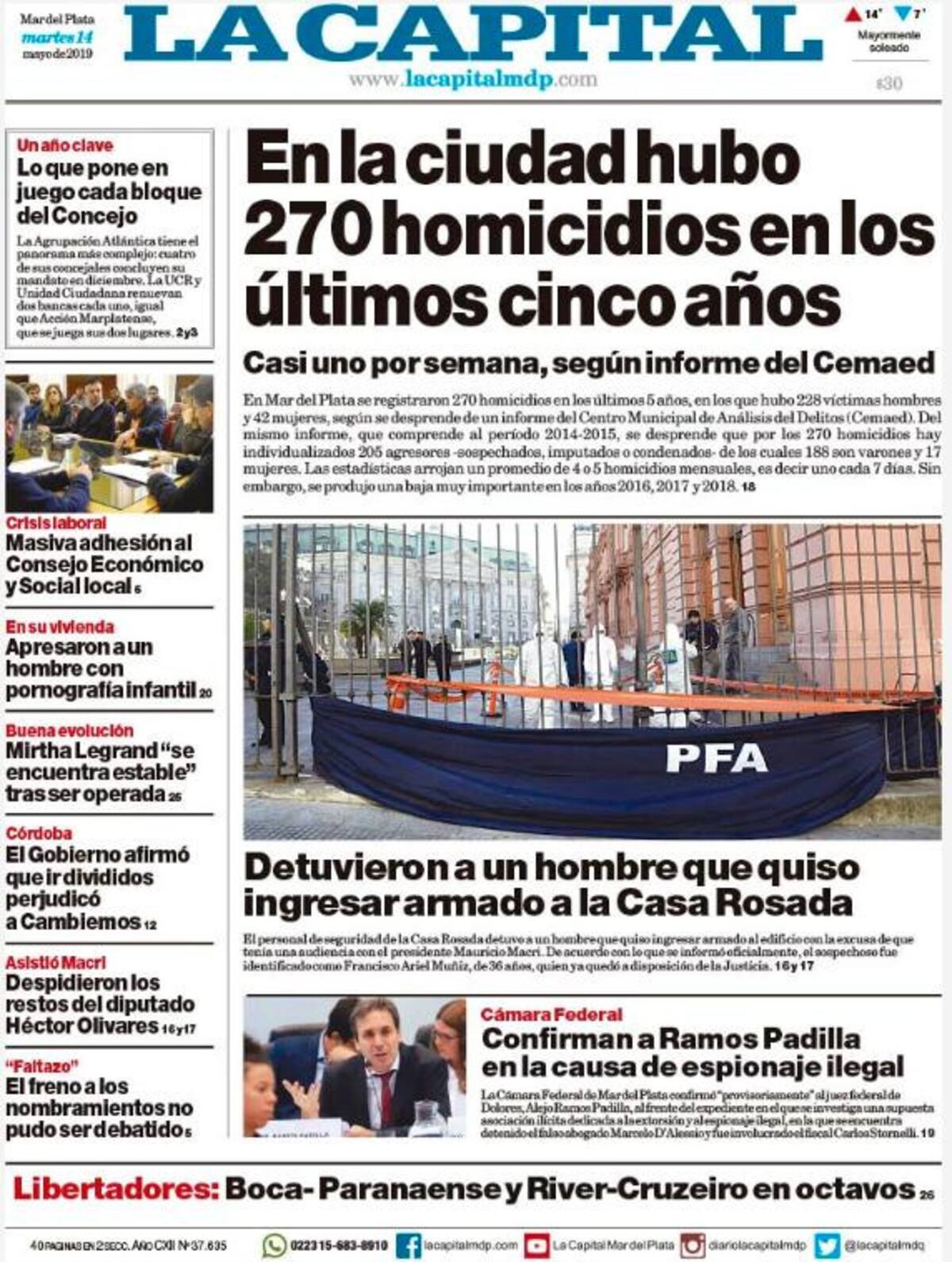 La Capital de Mar del Plata 14-05-19