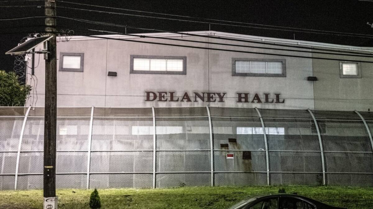 La cárcel de Delaney Hall en Estados Unidos. Foto: X NyraKraal.