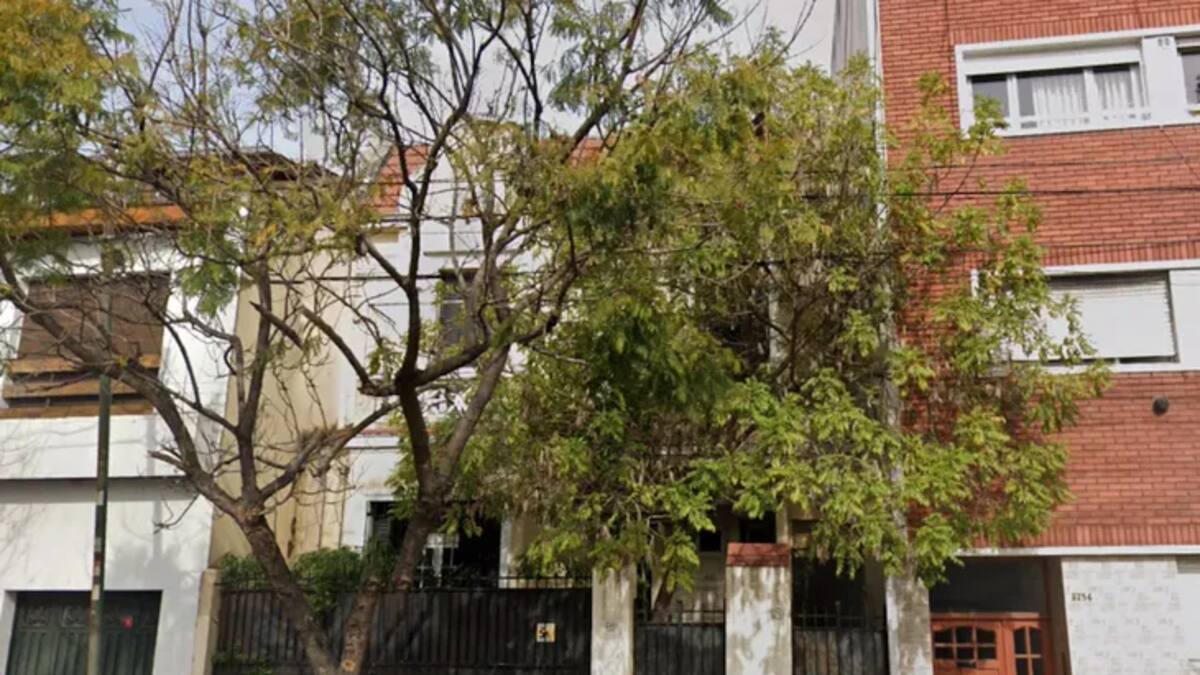 La casa donde vivió Gustavo Cerati entre 2001 y 2003.