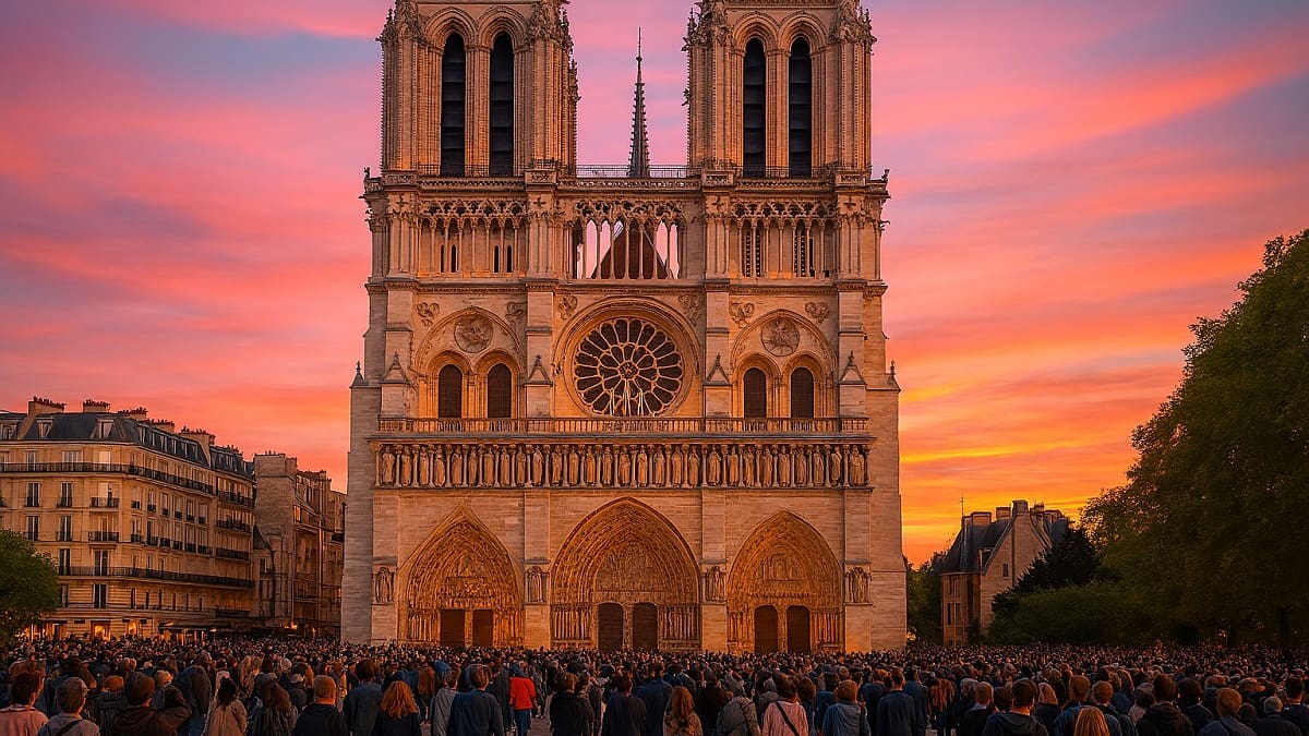 La Catedral de Notre Dame renace y lidera el turismo en París.