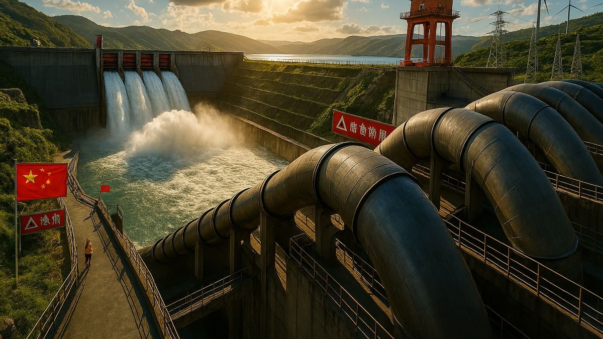 La “batería gigante” de China que inquieta a Estados Unidos: energía para dos millones de casas desde 4.300 metros