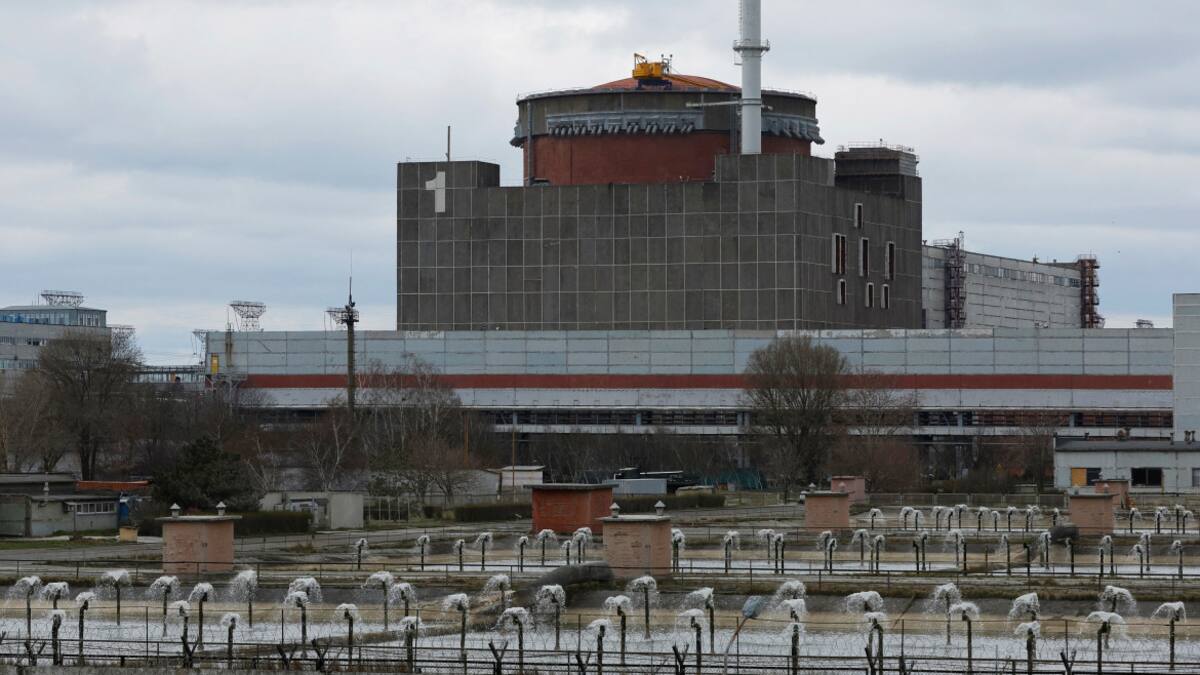 La central nuclear de Zaporiyia, la más grande de Europa. Foto: Reuters.