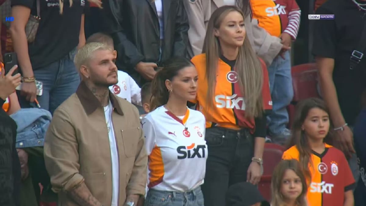 La China Suárez y Mauro Icardi en el Galatasaray con los hijos de la actriz.