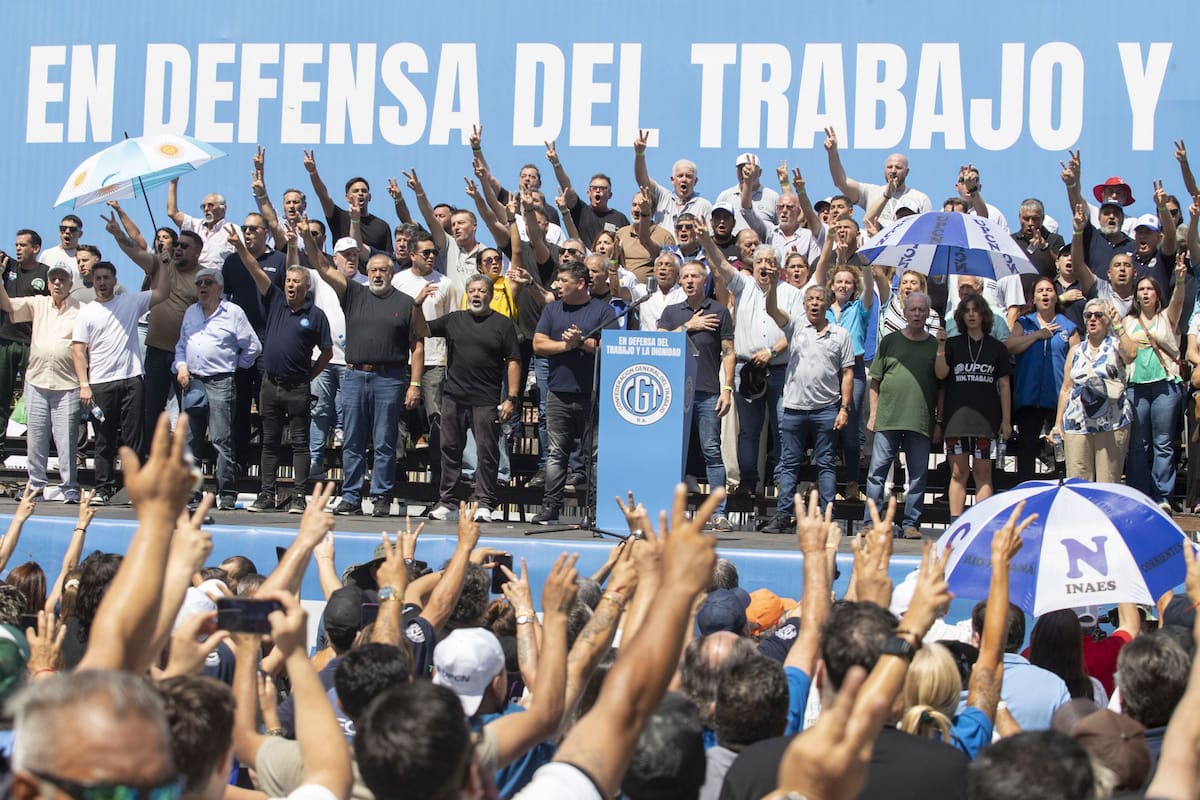 La CGT anunció una movilización para el 30 de abril