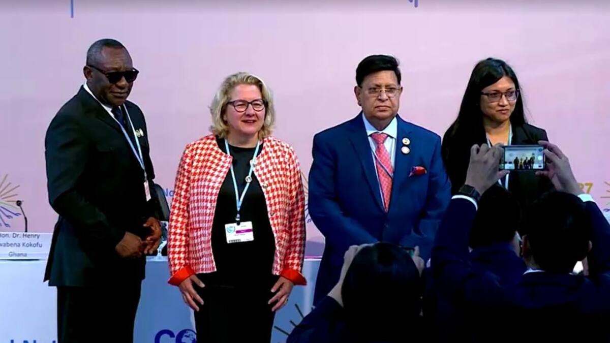 La COP27 anuncia el Global Shield Against Climate Risks. Foto: Reuters.
