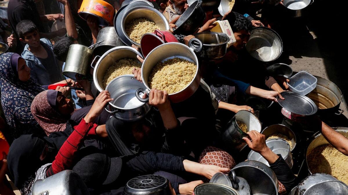 La crítica situación que se vive en la Franja de Gaza. Foto: Reuters/Hatem Khaled.
