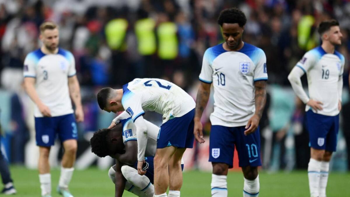 La eliminación de Inglaterra ante Francia. Foto: Reuters.