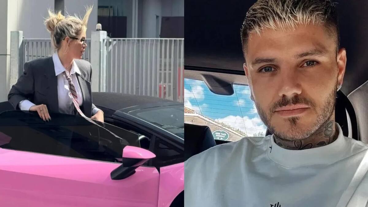 La escandalosa audiencia entre Mauro Icardi y Wanda Nara. NA