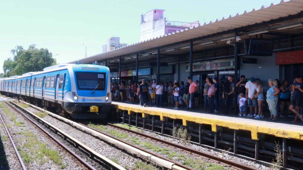 La estación Morón de la línea Sarmiento.