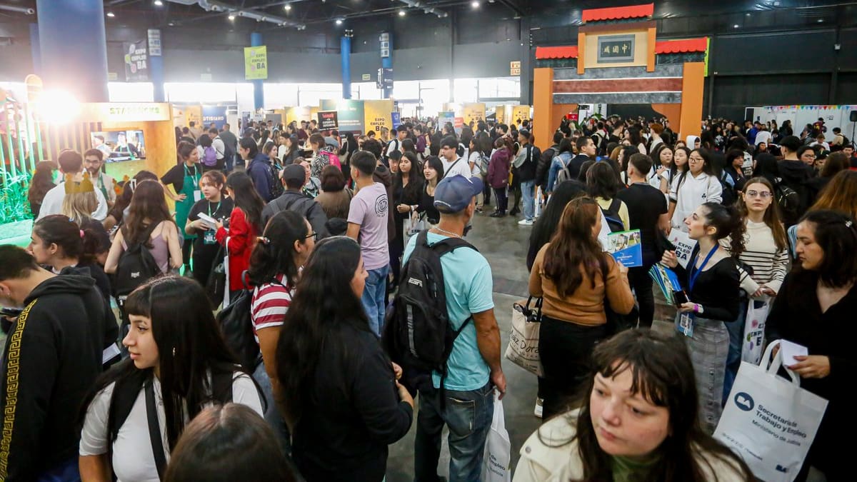 La Expo Empleo convocó a 10.000 personas para postularse a más de 600 puestos de trabajo en 30 empresas del país