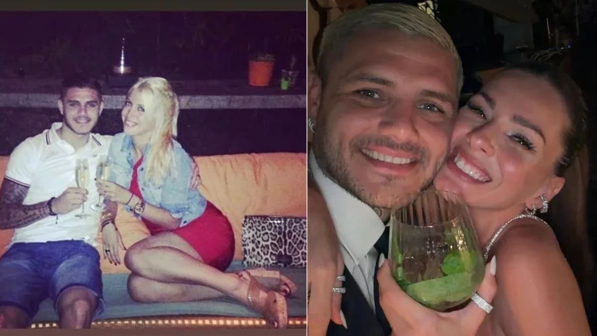 La foto nostalgica de Wanda y Mauro Icardi