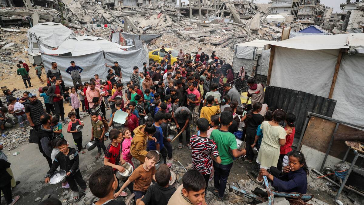 La Franja de Gaza, un territorio destrozado. Foto: Reuters/Mahmoud Issa