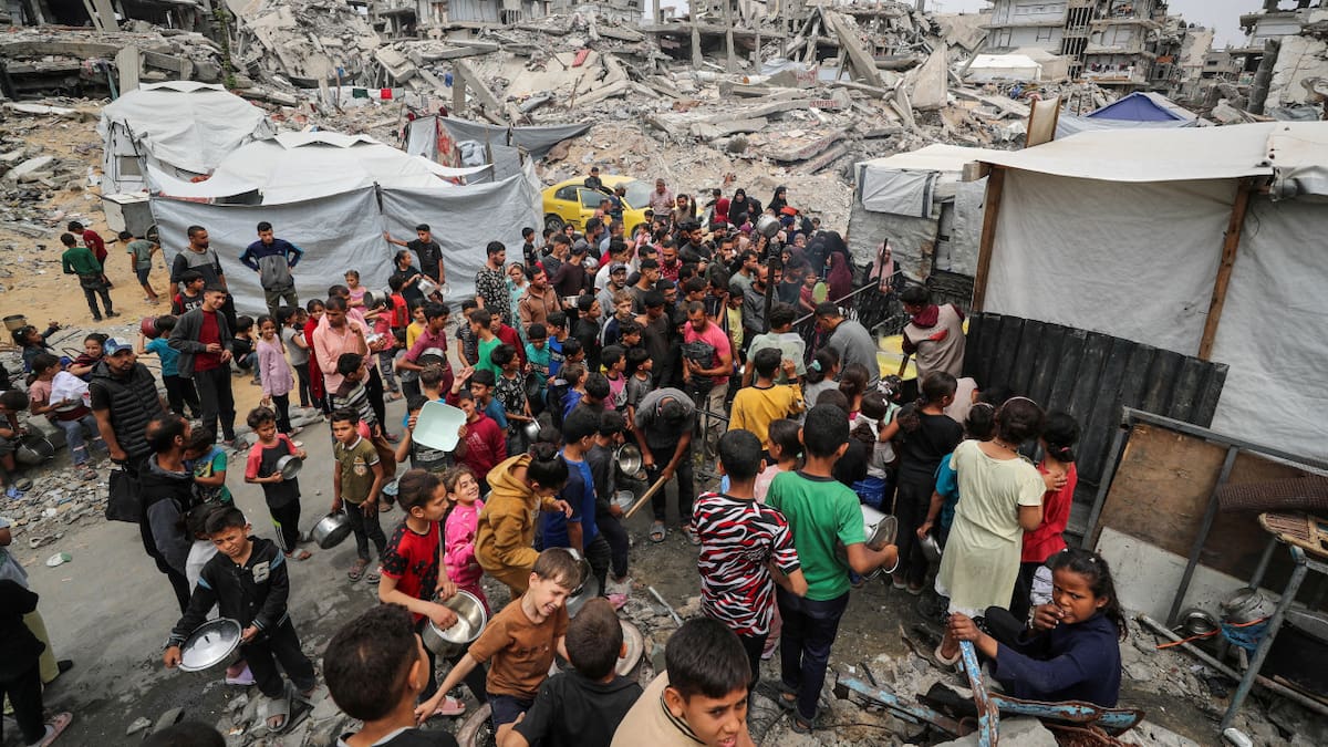 La Franja de Gaza, un territorio destrozado. Foto: Reuters/Mahmoud Issa.