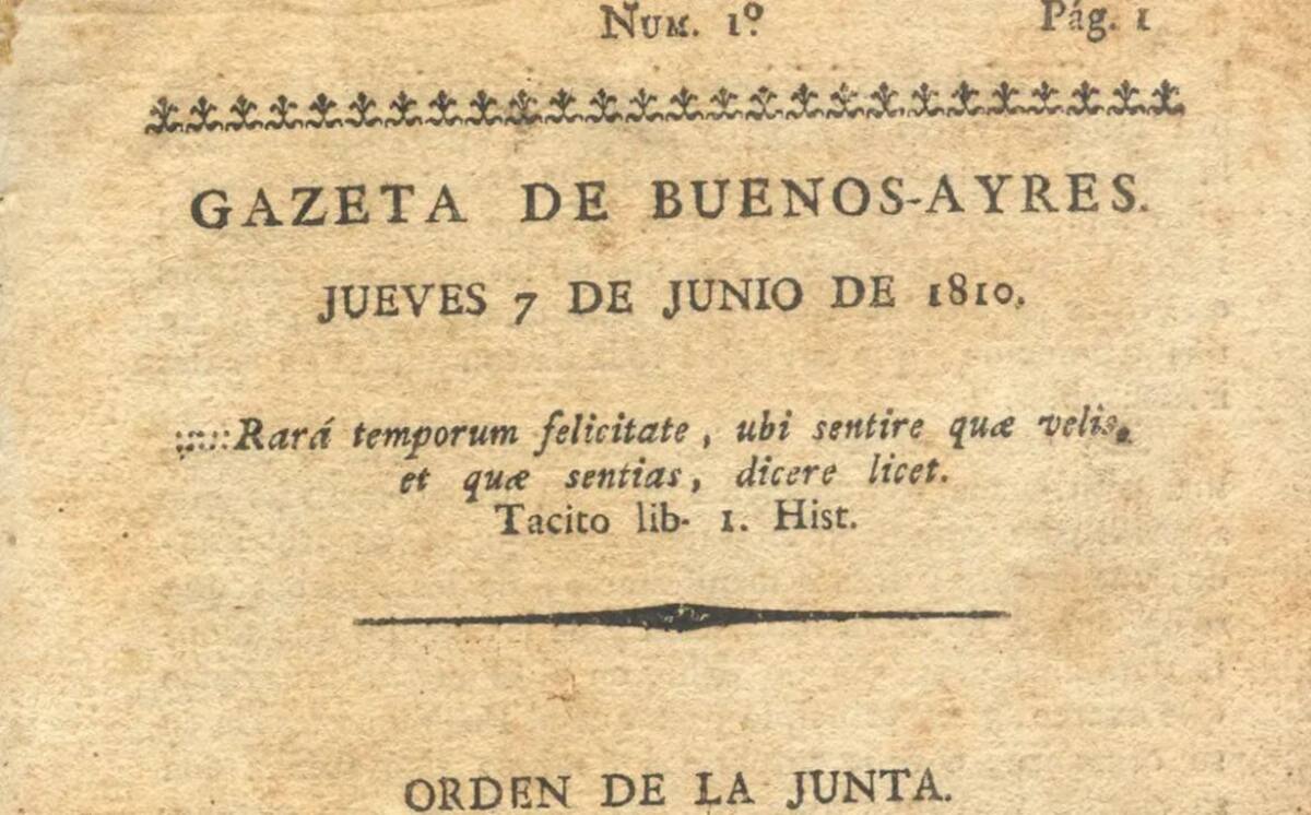 La Gazeta, primer periódico de la etapa independentista argentina