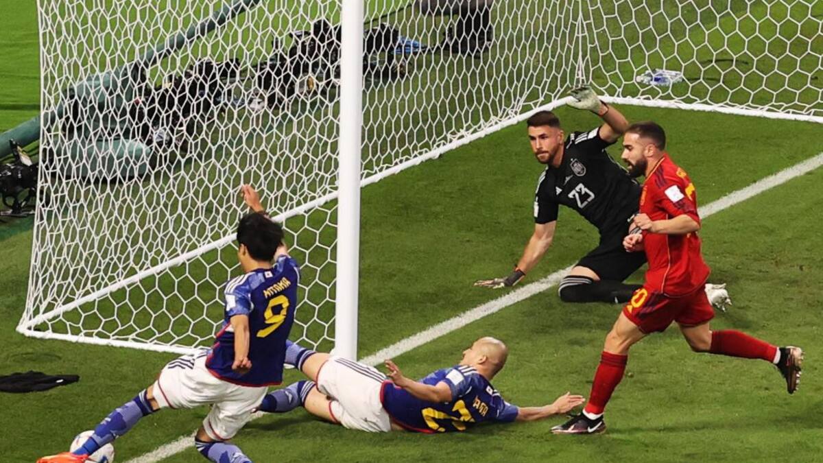 La gran polémica de Japón-España; Qatar 2022. Foto: EFE.