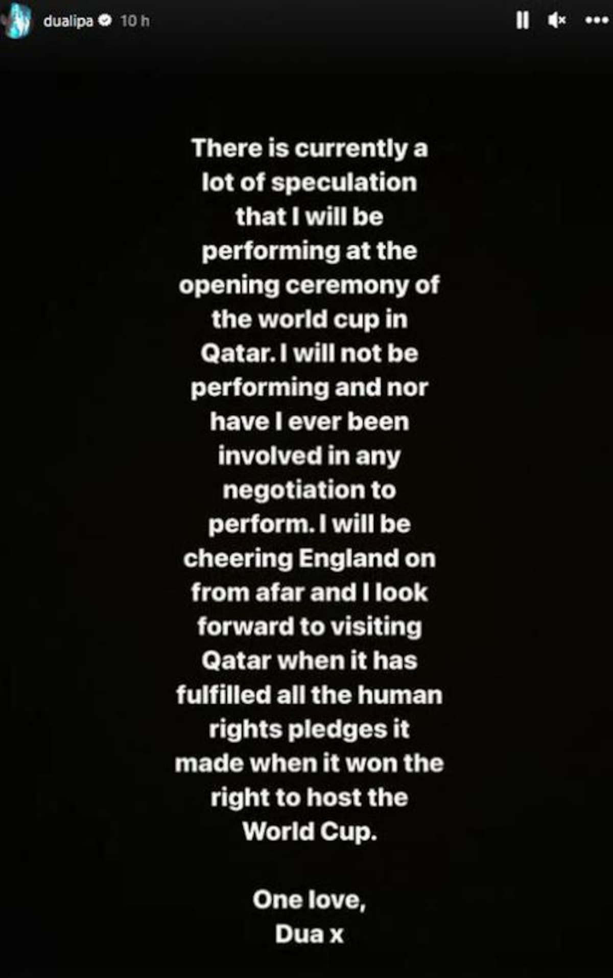 La historia de Dua Lipa. Foto: Instagram.