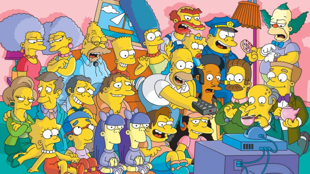 La historia retratada en Los Simpsons. Foto: Archivo.
