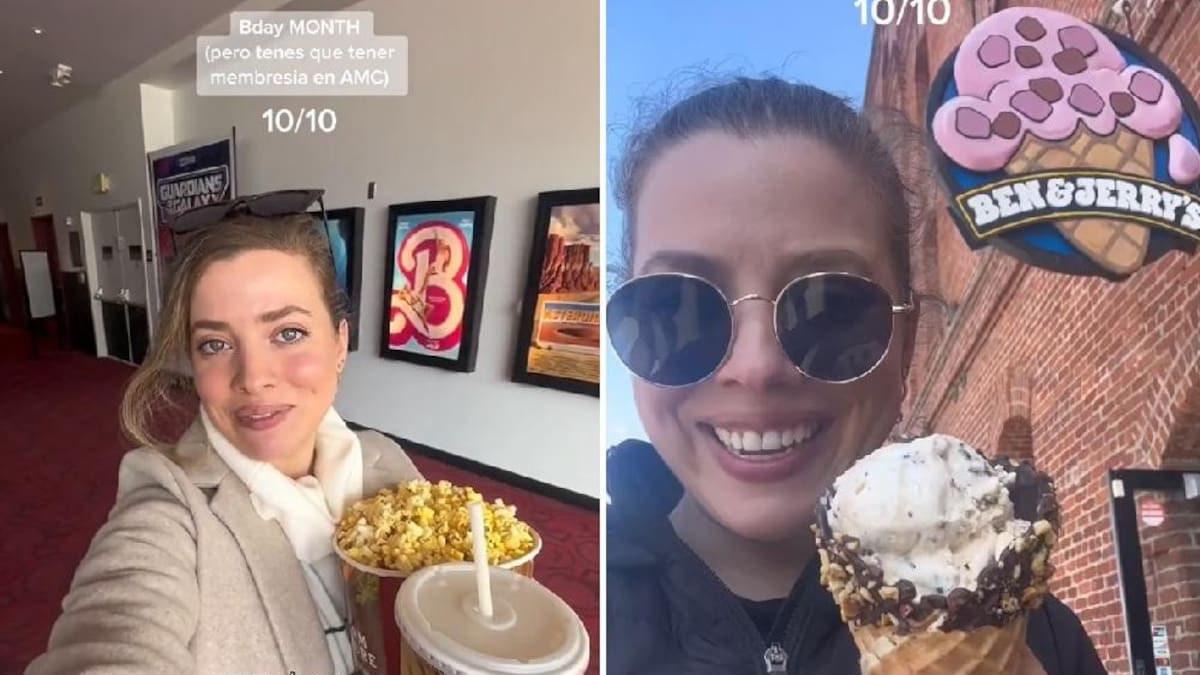 La joven argentina mostró su experiencia con las tiendas estadounidenses. Foto: TikTok: @caamitok.