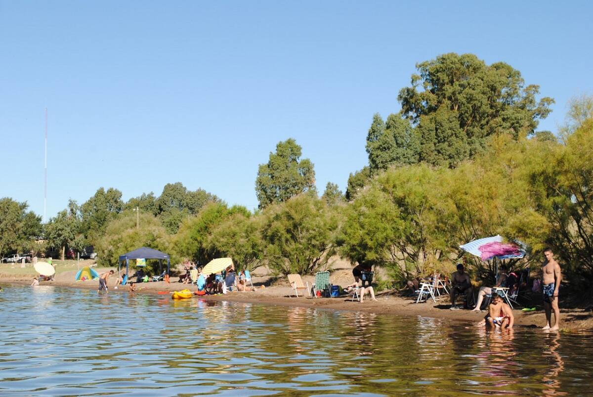 La laguna Chasicó, Buenos Aires. Foto: Villarino Turismo.