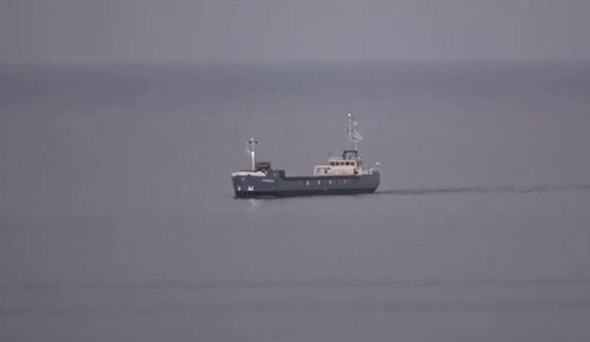 La llegada de la Flota humanitaria a Chipre. Foto: captura video - Reuters.