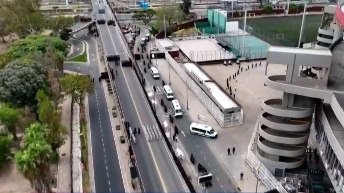 La llegada de la Selección Argentina al Monumental. Foto: captura de video.