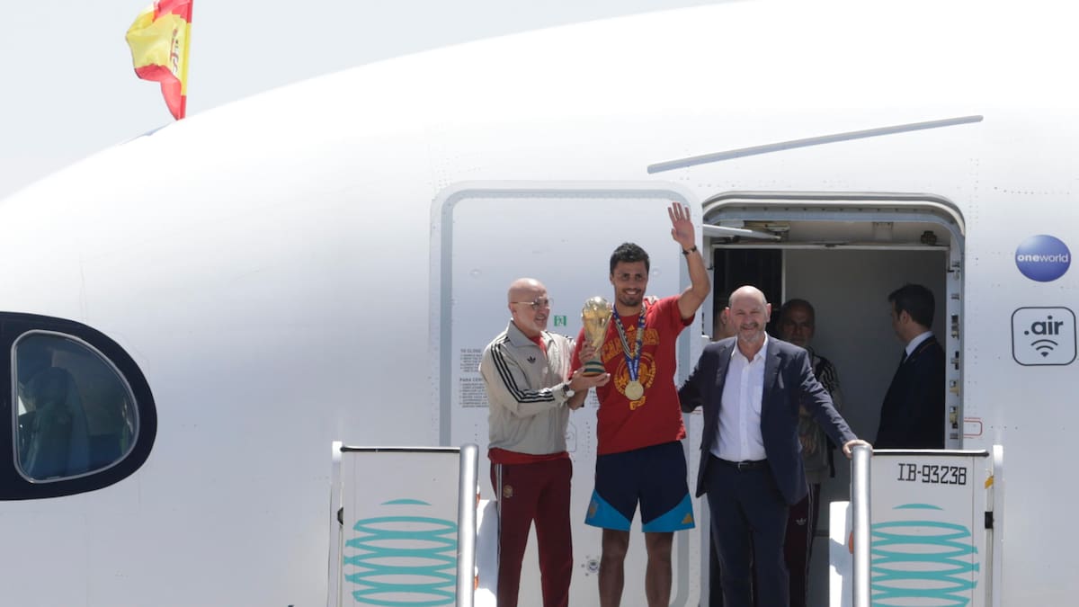 Así llegó la Selección de España tras ganar el Mundial: la agenda incluye shows, festejos y recepción de la Familia Real