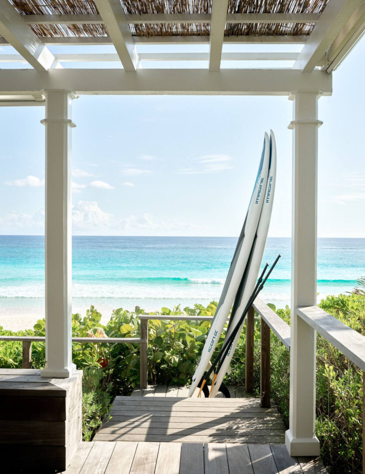 La lujosa mansión que alquiló Taylor Swift en las Bahamas. Foto rosalitahouse.com