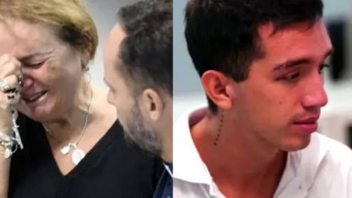 La madre de Catalina Gutiérrez, joven asesinada por su compañero de facultad. Foto: Cadena 3