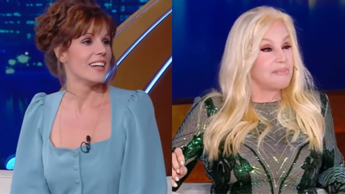 La Mary y Susana Giménez. Fotos: Telefe.