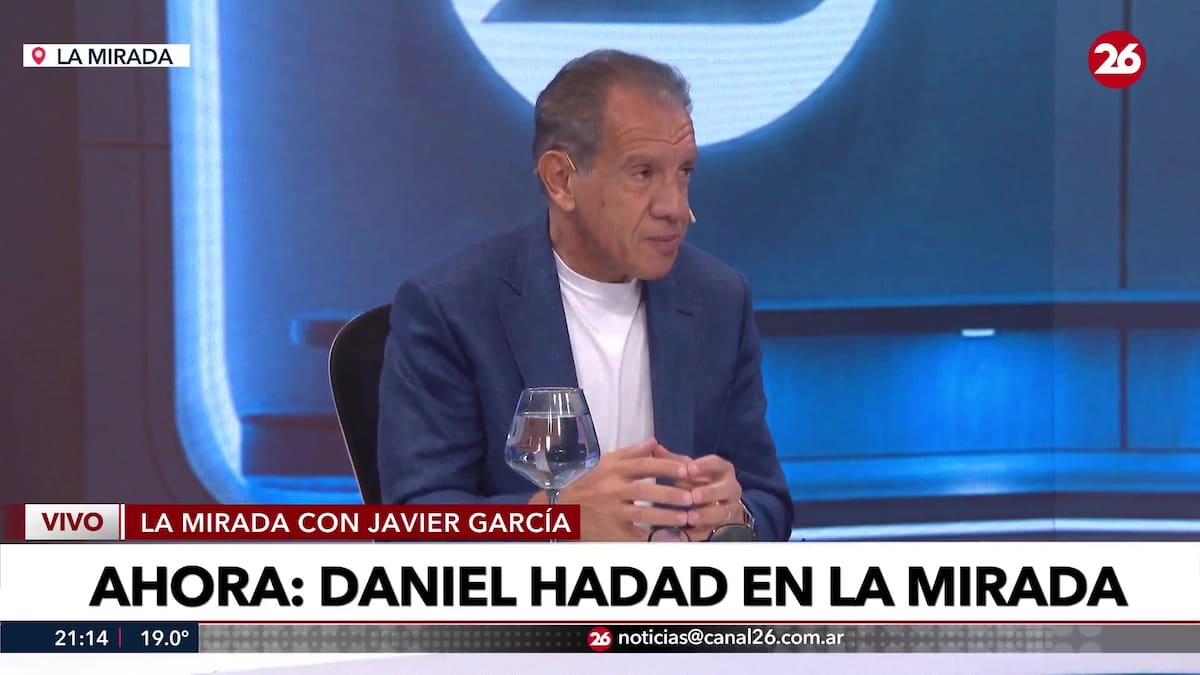 Daniel Hadad en La Mirada, con Javier García: “La inteligencia artificial viene a cambiar nuestras vidas”