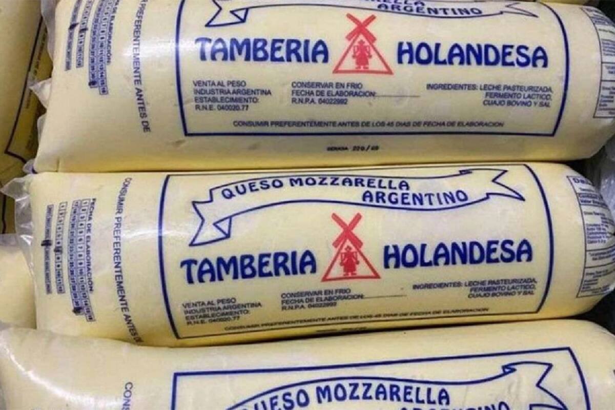 La mozzarella prohibida por ANMAT