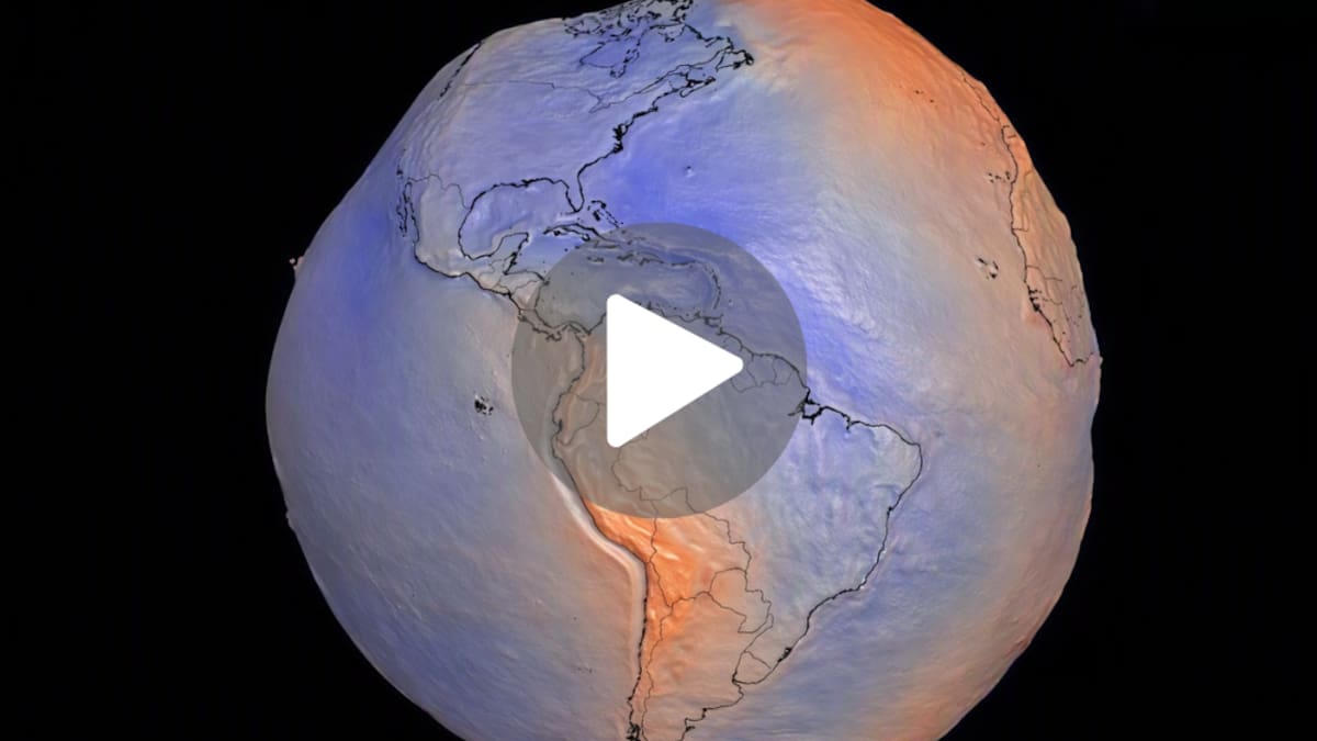 El mapa de la Tierra que parece mostrar otro planeta: qué hay detrás del video de la NASA que desconcertó a millones de personas