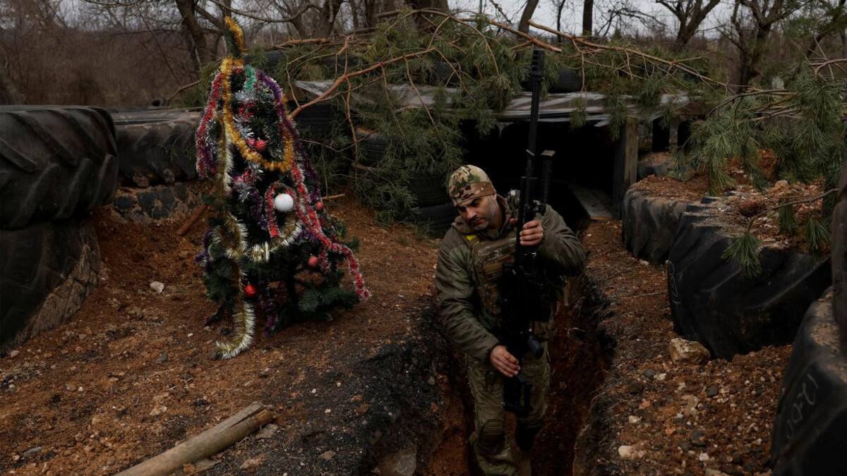 La Navidad en el frente de batalla ucraniano_Reuters