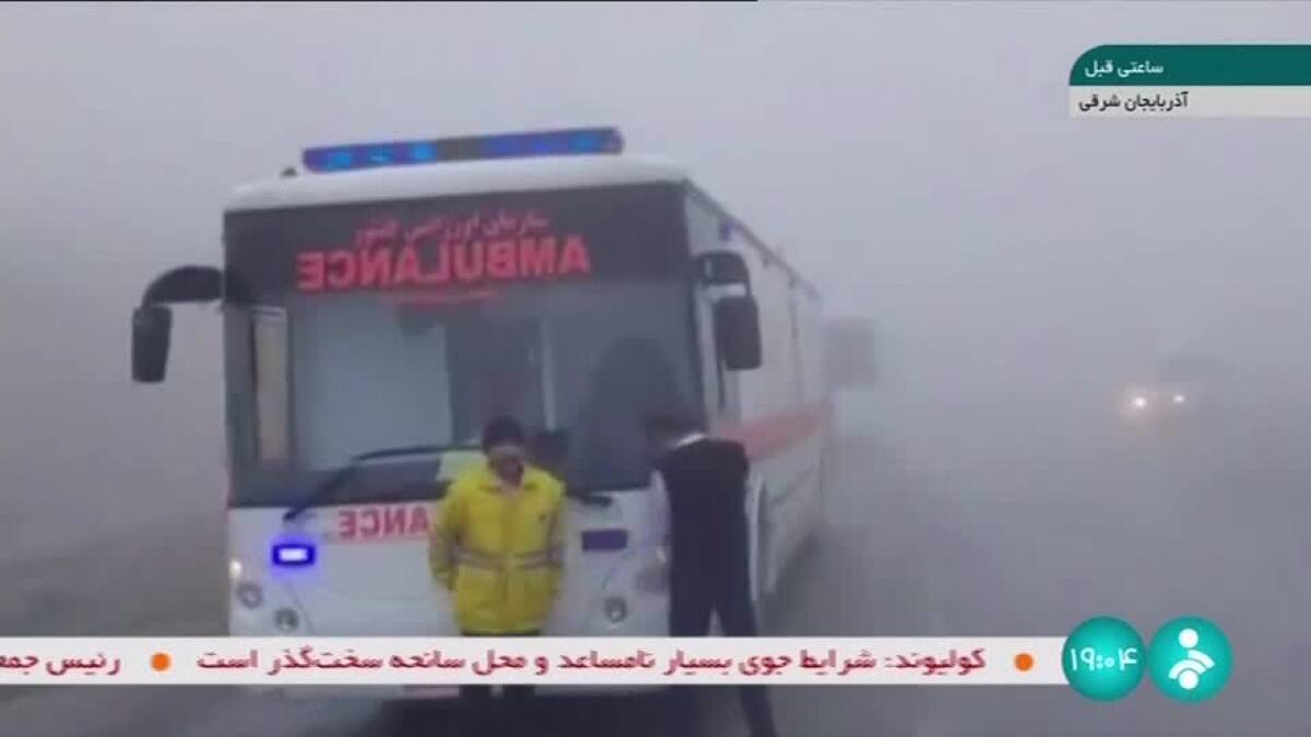 La niebla obstaculiza los operativos de rescate del presidente de Irán. Foto: Reuters.