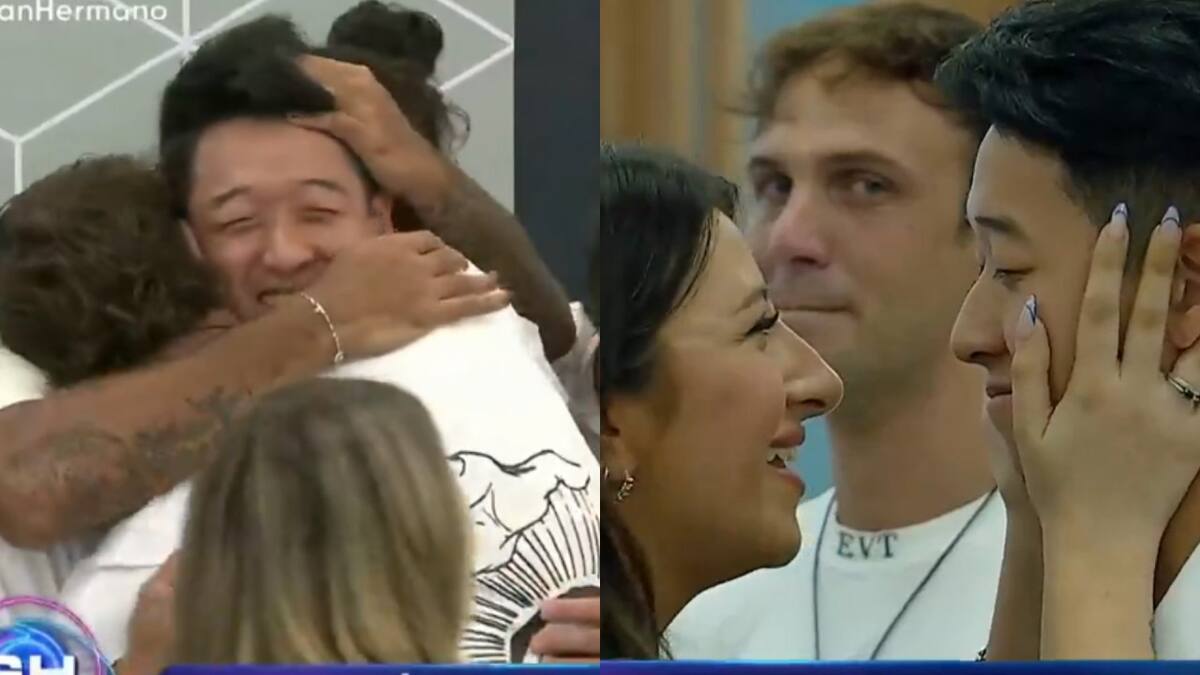 La noche soñada de Martín Ku en Gran Hermano. Fotos: Captura.