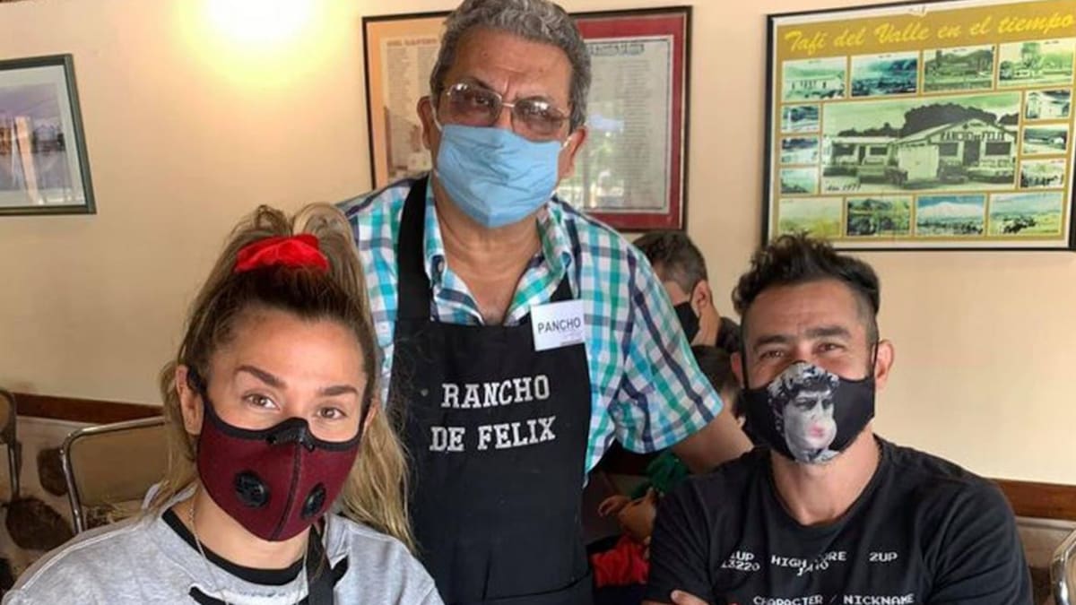 La nueva foto de Jimena Barón y El Tucu en un restaurant