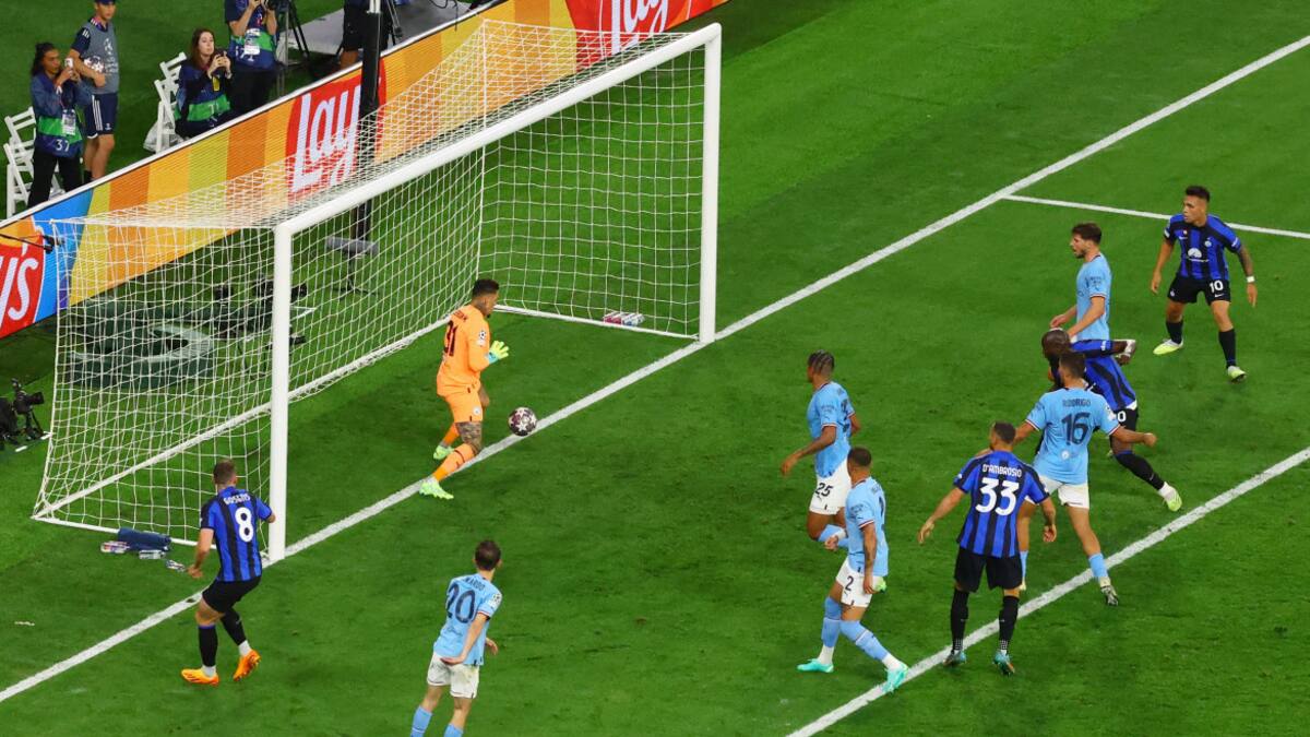 La ocasión desperdiciada por Lukaku. Foto: Reuters.